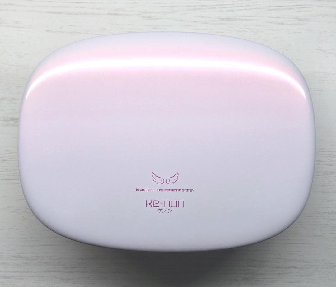 【使用僅少】脱毛器 ケノン Ver 8.4 眉毛脱毛器付 パールホワイト