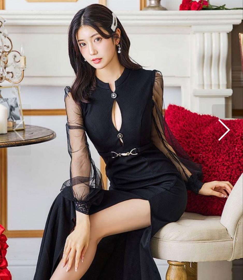 ブラックロングドレス JEWELS