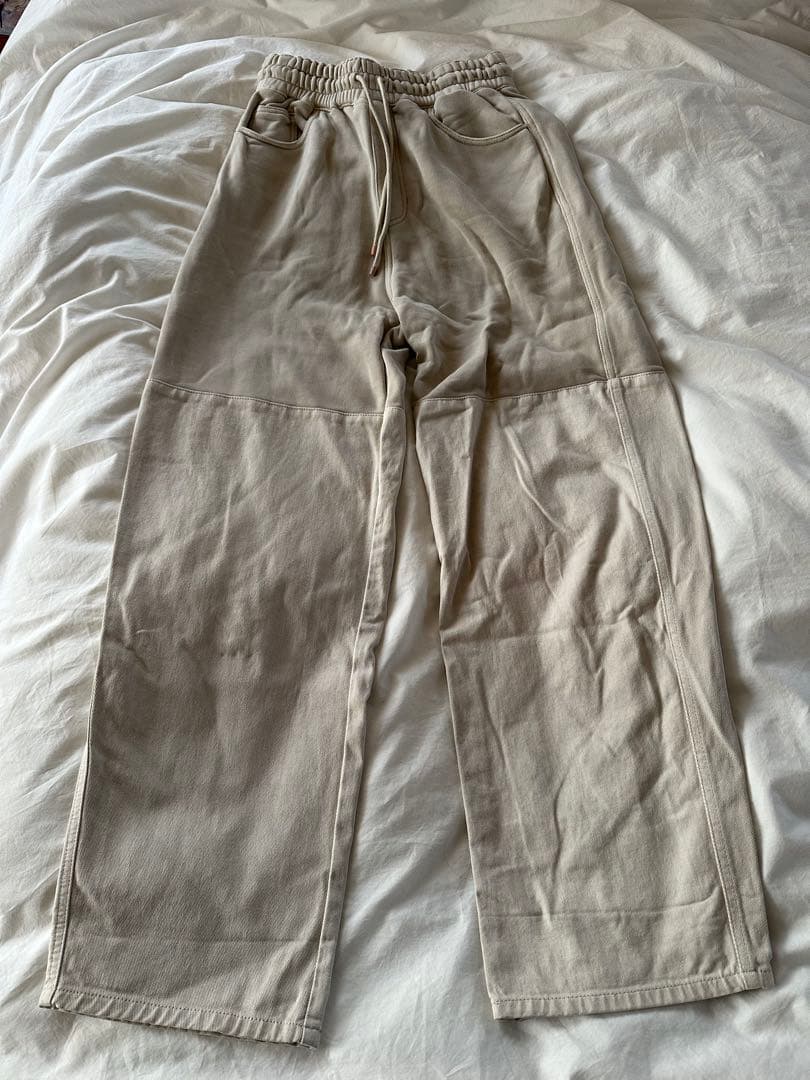 パンツ AMOMENTO DRAWSTRING DENIM PANTS