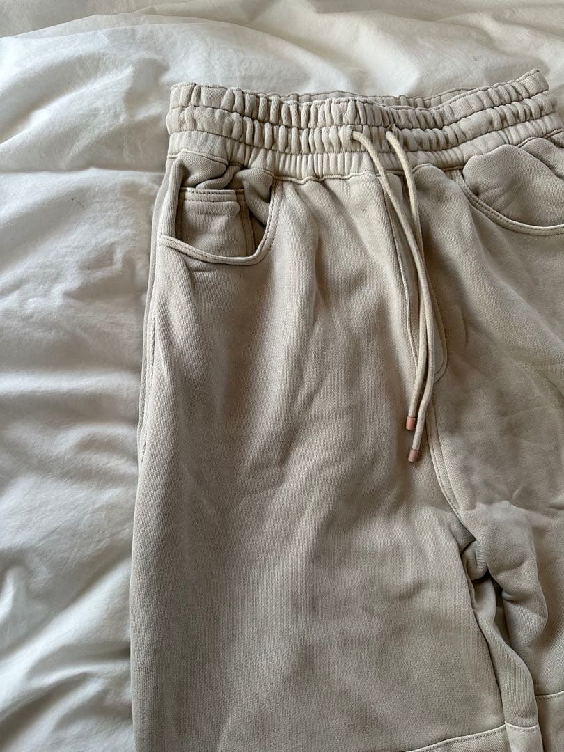 パンツ AMOMENTO DRAWSTRING DENIM PANTS