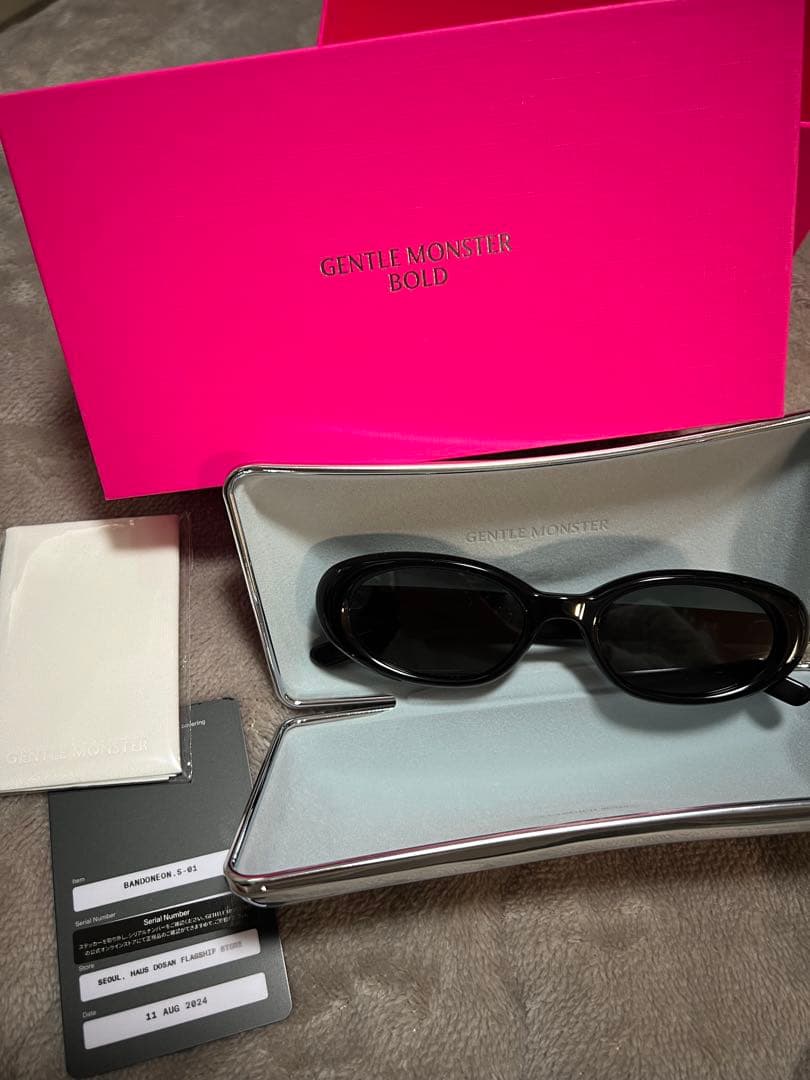【美品】GENTLE MONSTER BOLD ブラックサングラス