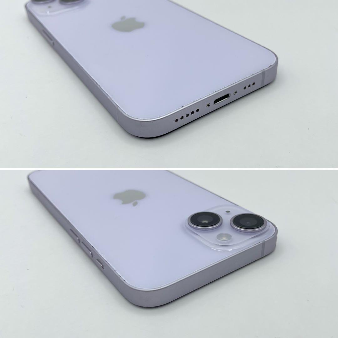 iPhone 14 256GB バッテリー新品100% SIMフリー パープル