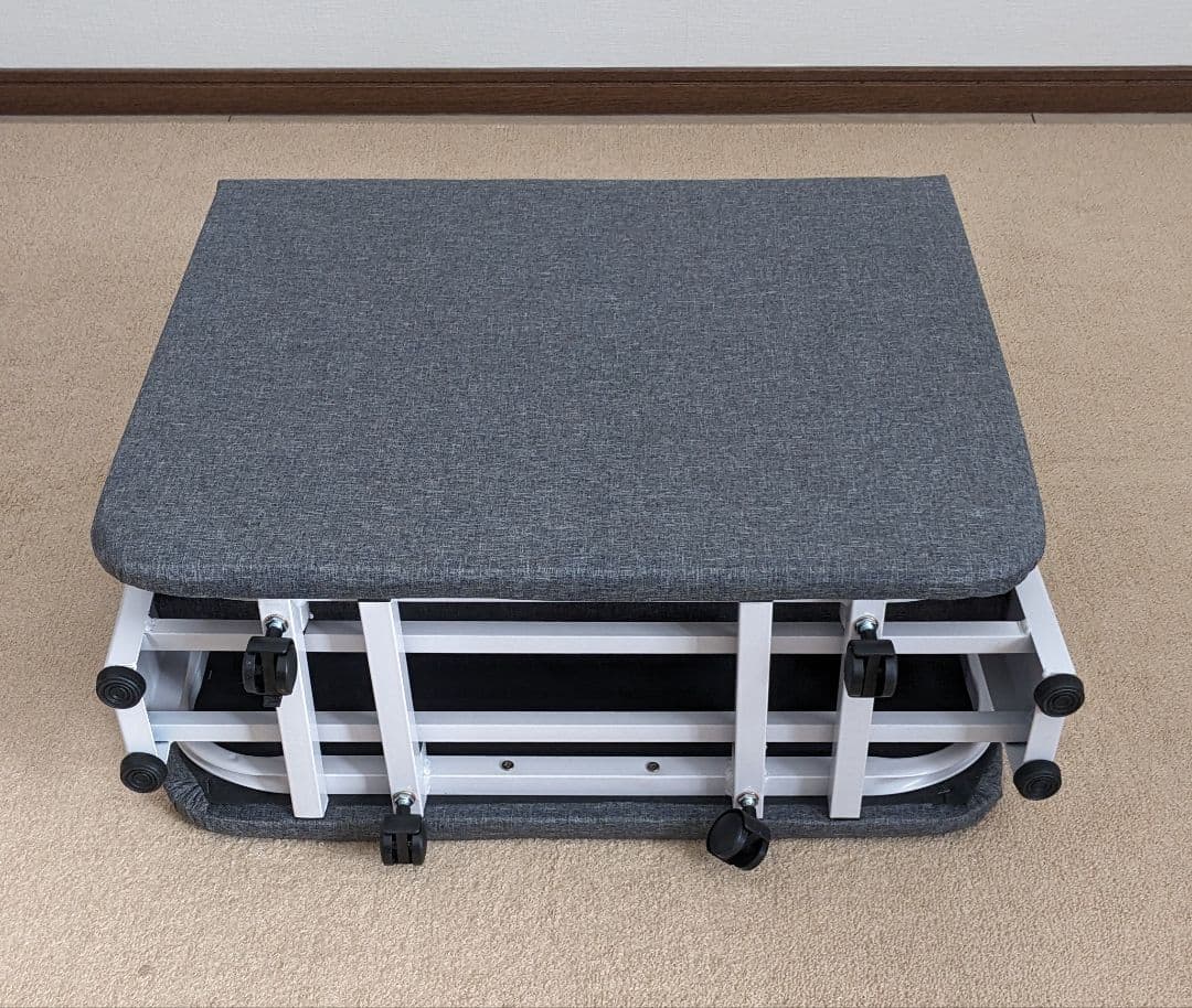 折りたたみ式簡易ベッド 超コンパクト 耐荷重200㌔ 送料無料