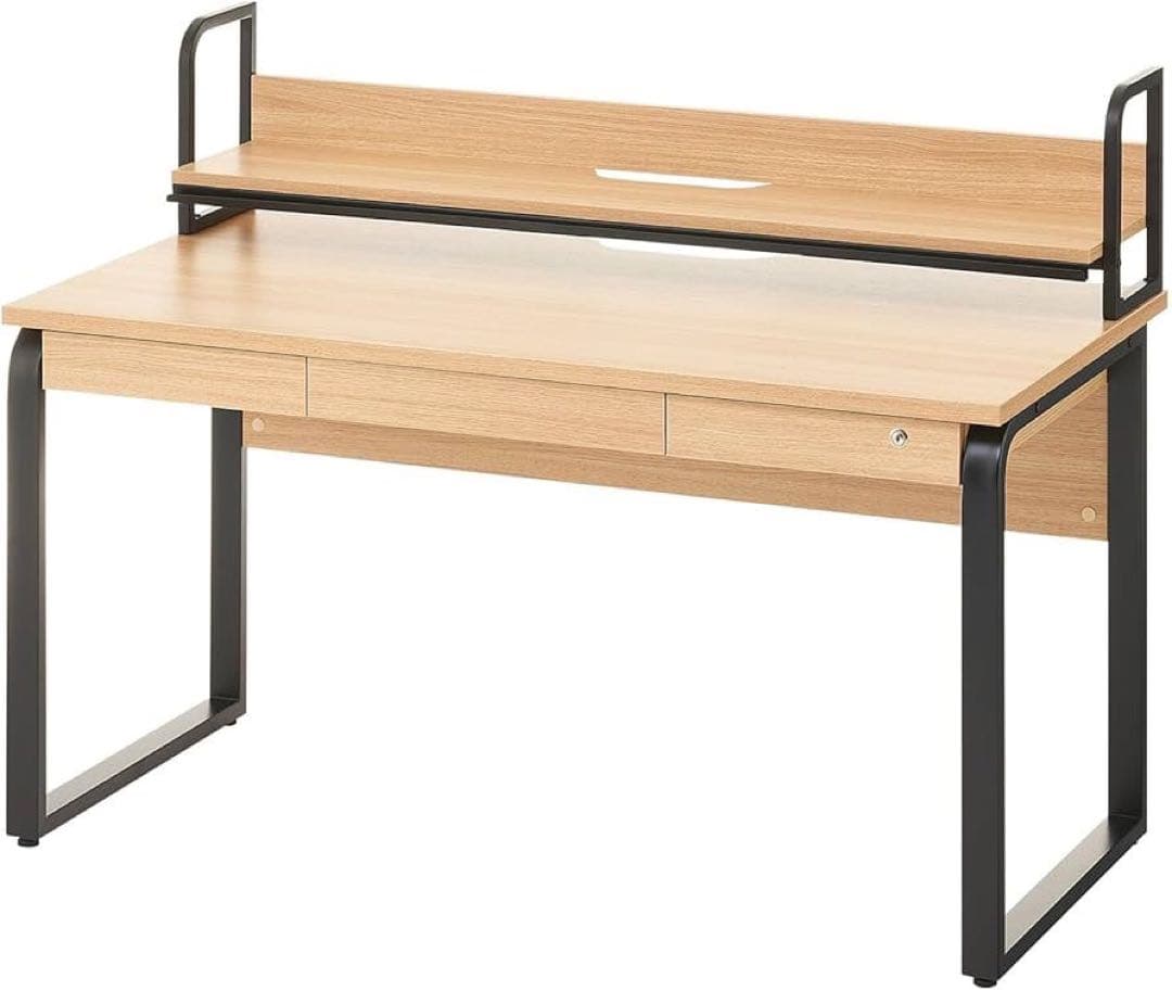 【早い者勝ち✨】 3つセット オフィスデスク 鍵付き