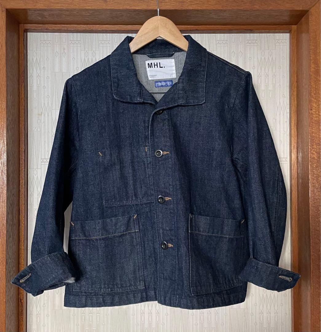 【美品】36 MHL.デニムジャケット Gジャン マーガレットハウエル