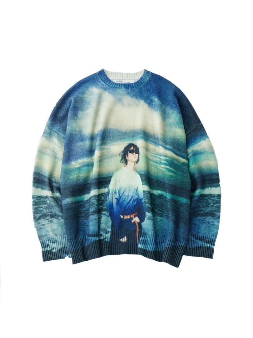 DAIRIKU 24aw Photo pullover Knit 美品　Lサイズ