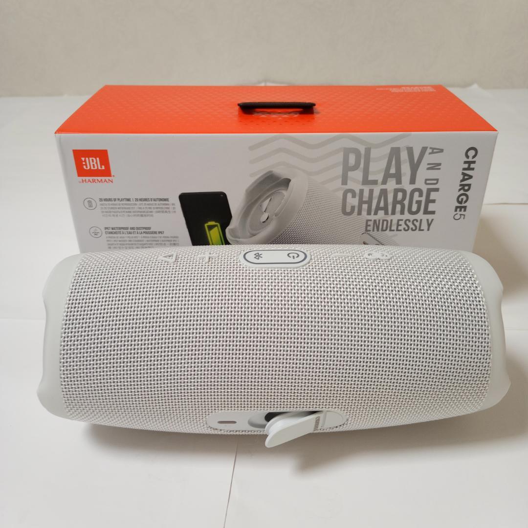 JBL CHARGE5 ホワイト Bluetoothスピーカー