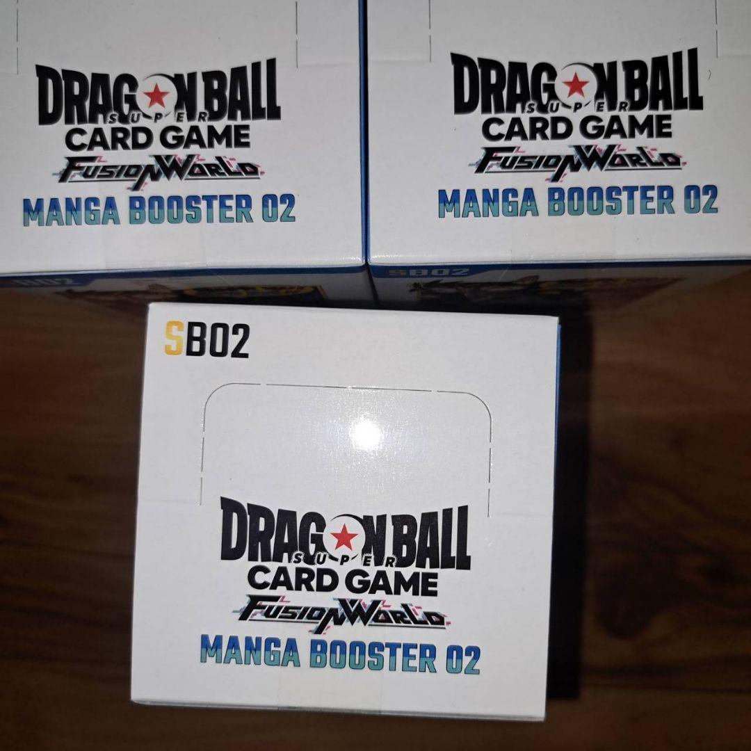 ドラゴンボールカードゲーム MANGA BOOSTER 02 テープ付き３BOX