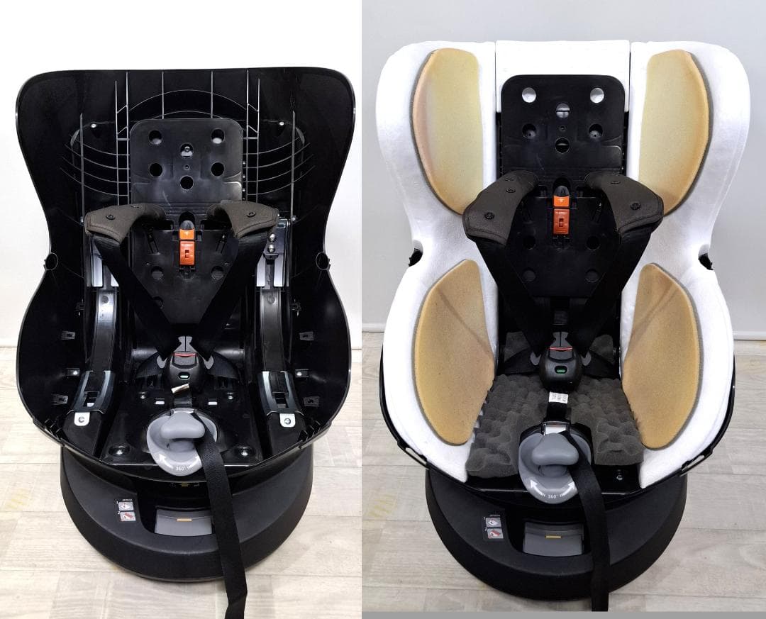【美品】エールべべ・クルット5i グランス ISOFIX 最上位モデル！
