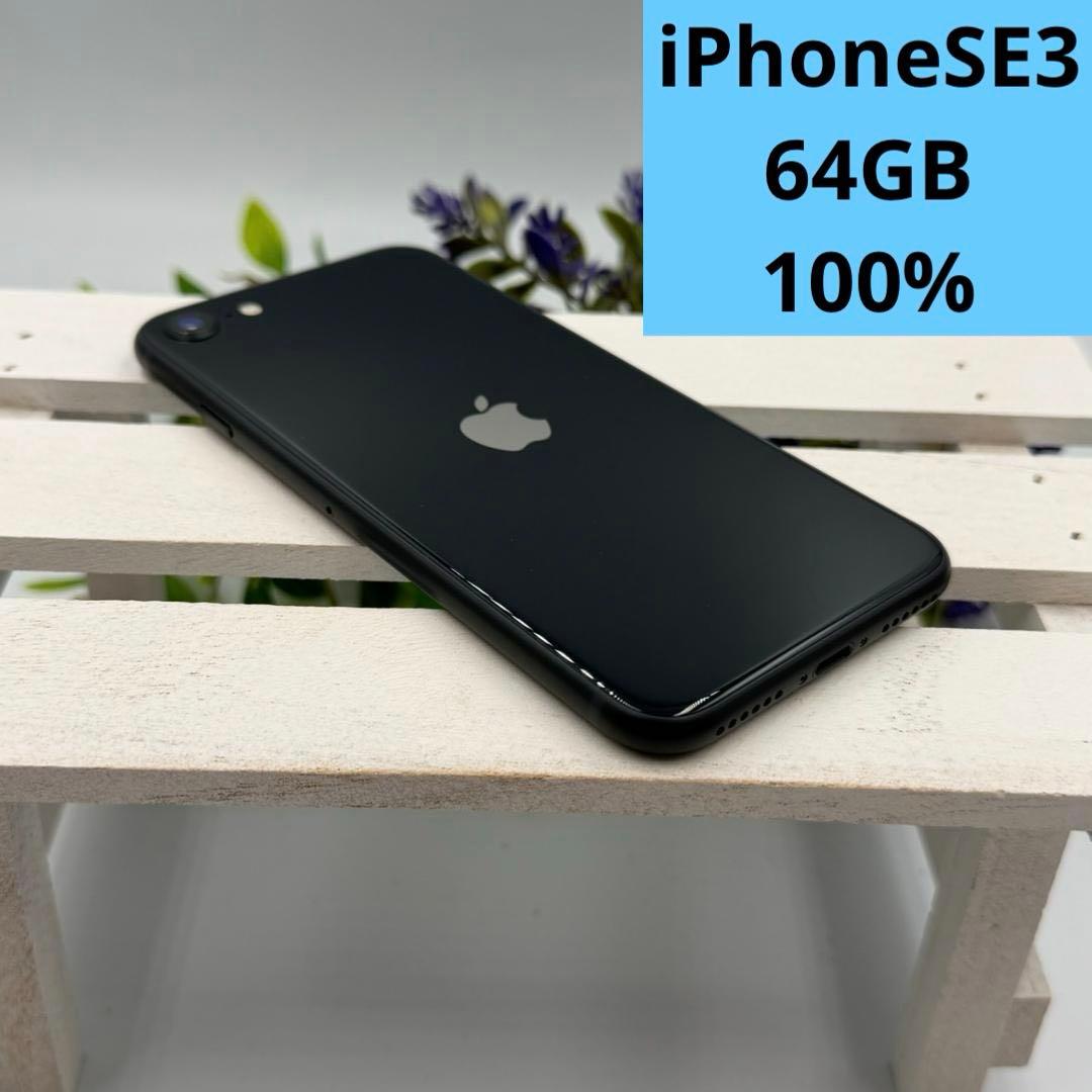 iPhone SE第3世代 64GB ミッドナイト 400