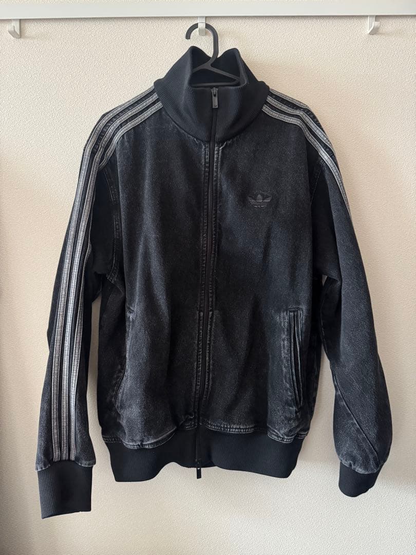 adidas デニムジャケット ファイヤーバード Lサイズ