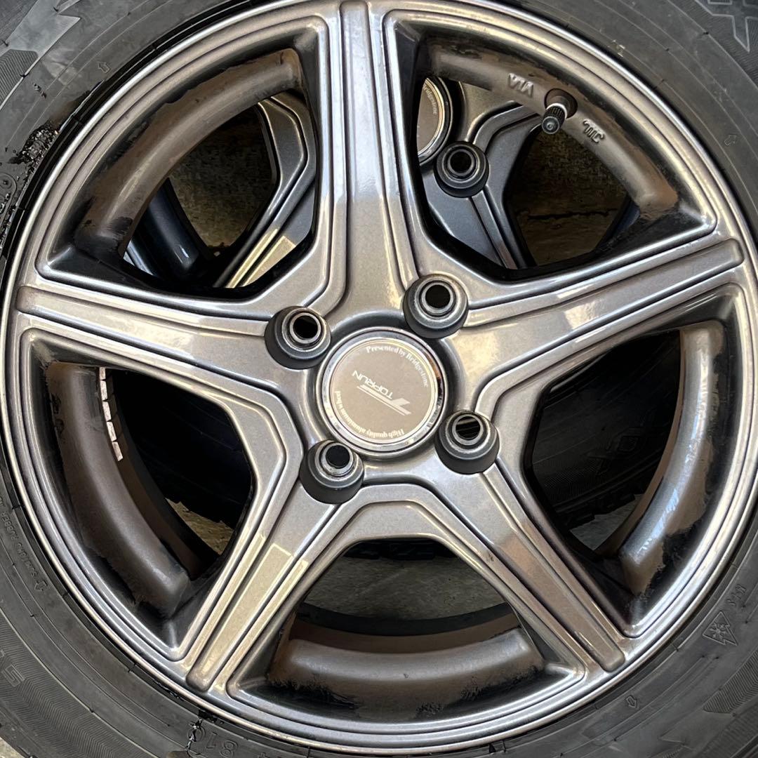 ① 165/70R14 スタッドレス タイヤホイール 4本セット