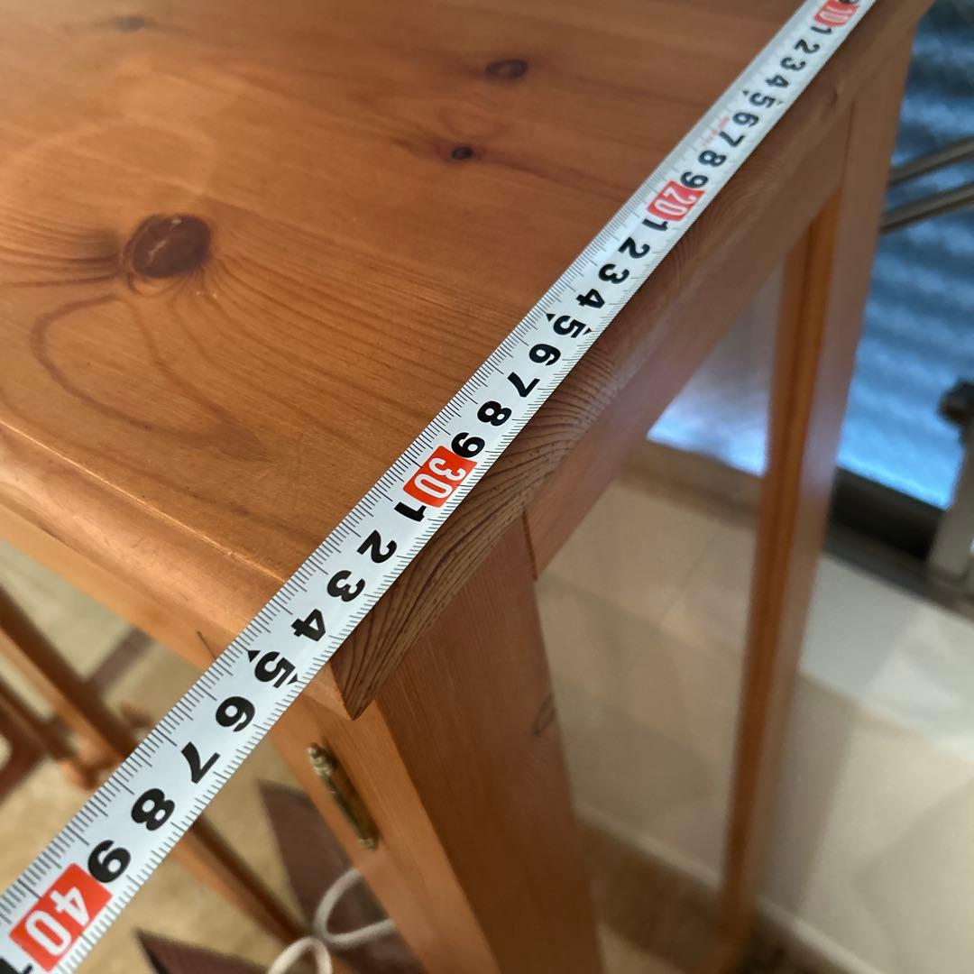 ペニーワイズ パイン材ガラス扉キャビネット