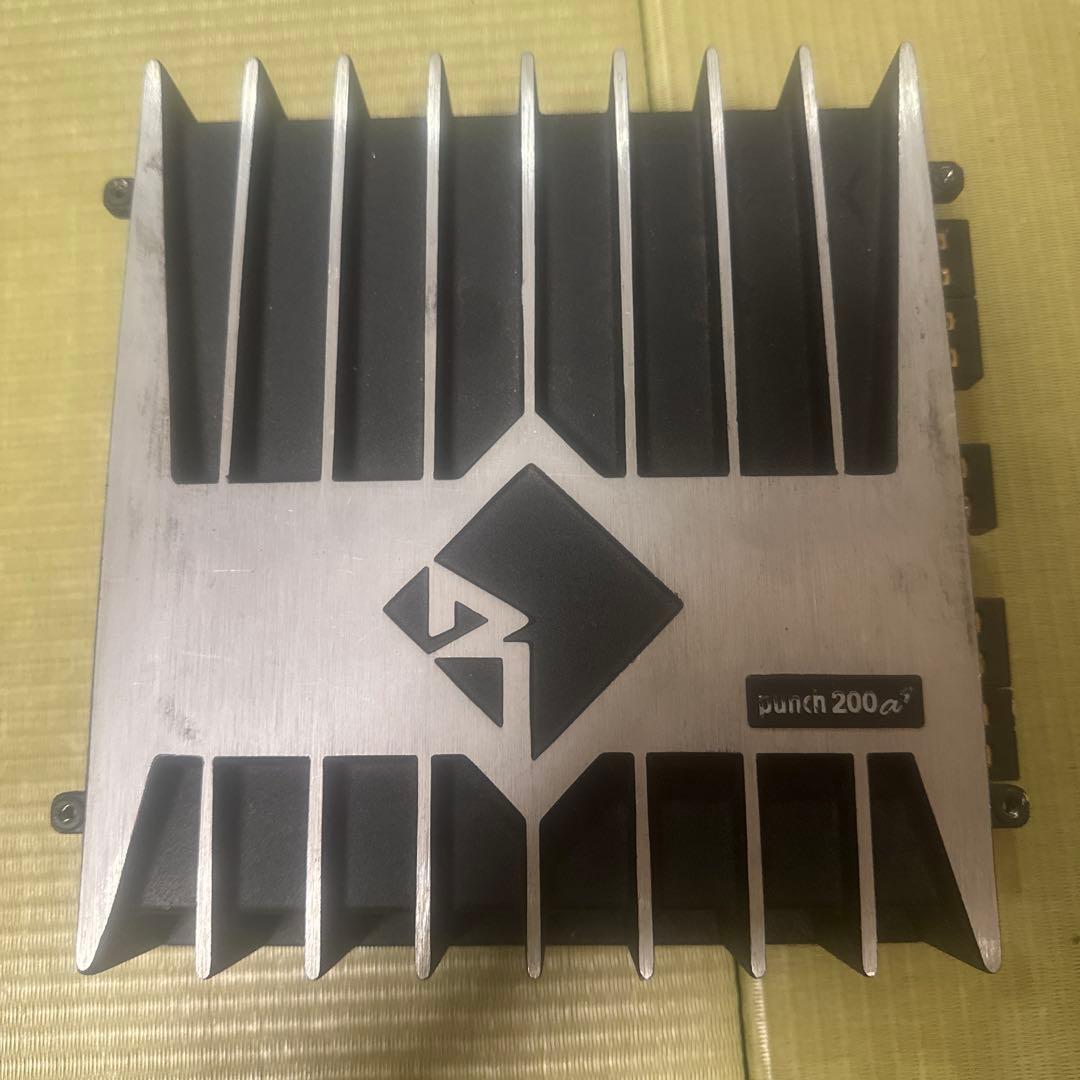 FUSION Super Flat スピーカー 黒 ロックフォードアンプセット