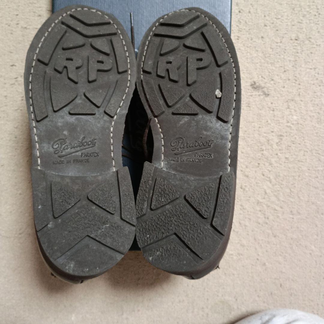 Paraboot ブラウン レザー ドレスシューズ