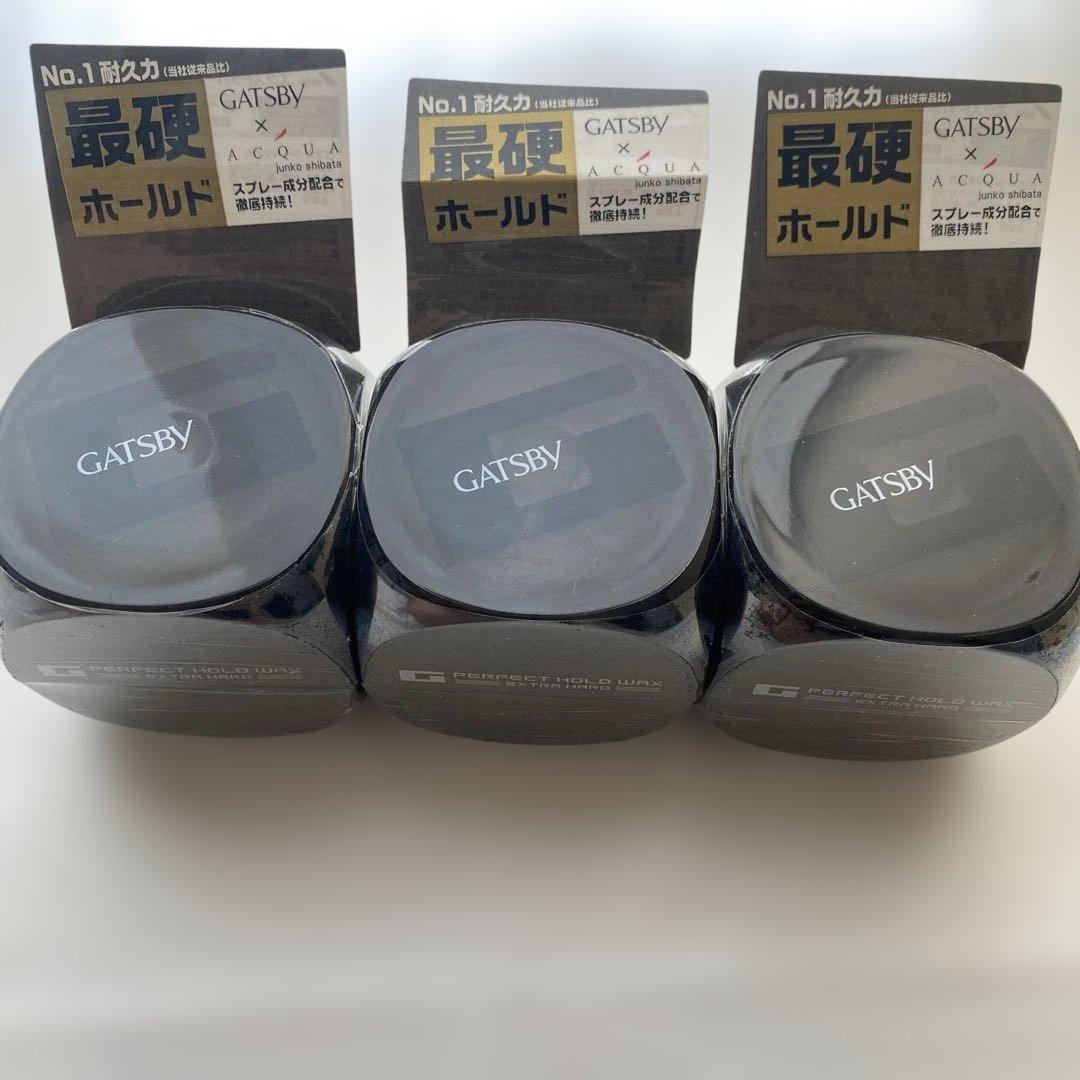 GATSBY 最硬ホールド ヘアワックス 3個セット　ギャッツビー