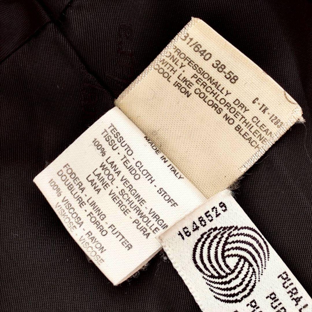 マックスマーラ 白タグ ダブルブレスト ウール コート 黒