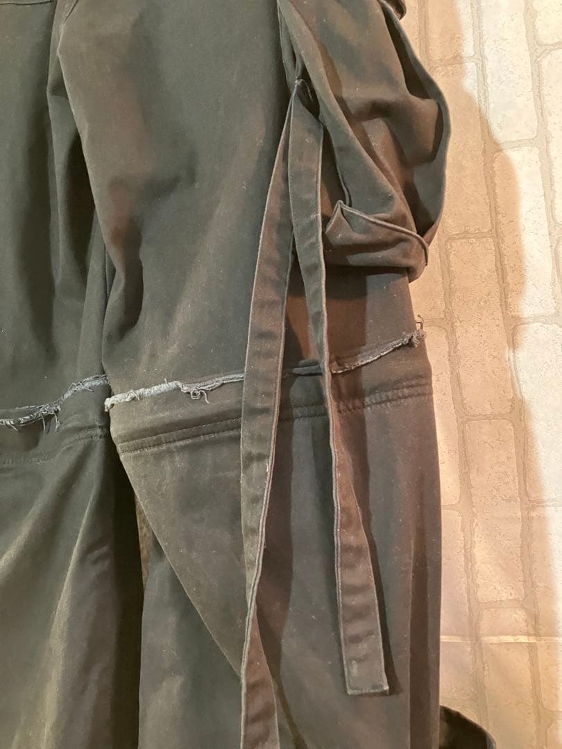 【GRANCY】ジップデザイン カーゴパンツ 黒S 完売品