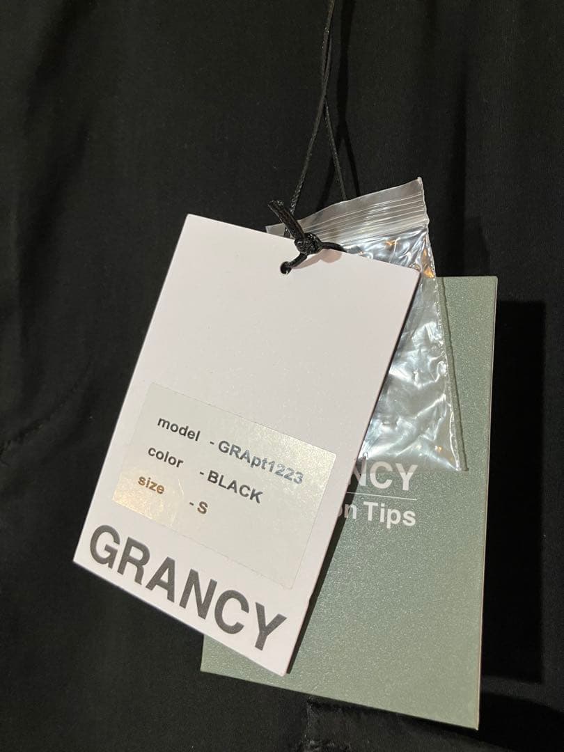 【GRANCY】ジップデザイン カーゴパンツ 黒S 完売品