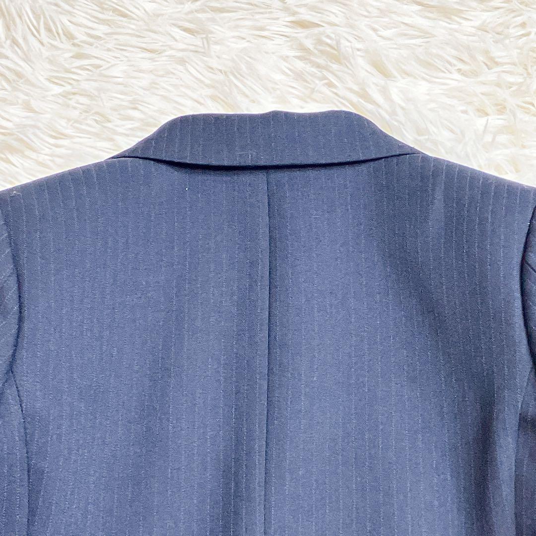 ビームス　男の子　フォーマル　セットアップ　紺色　ストライプ　110 5〜6才