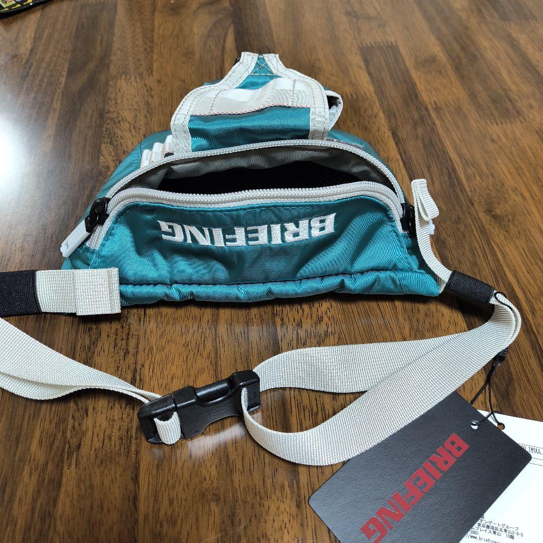 ブリーフィング　ゴルフ　ウエストポーチ　ボディバック　Pグリーン エコツイル