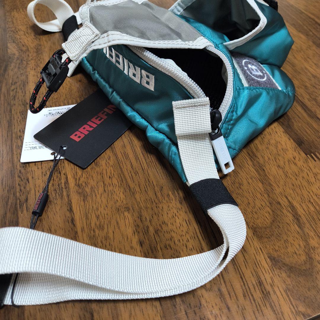 ブリーフィング　ゴルフ　ウエストポーチ　ボディバック　Pグリーン エコツイル