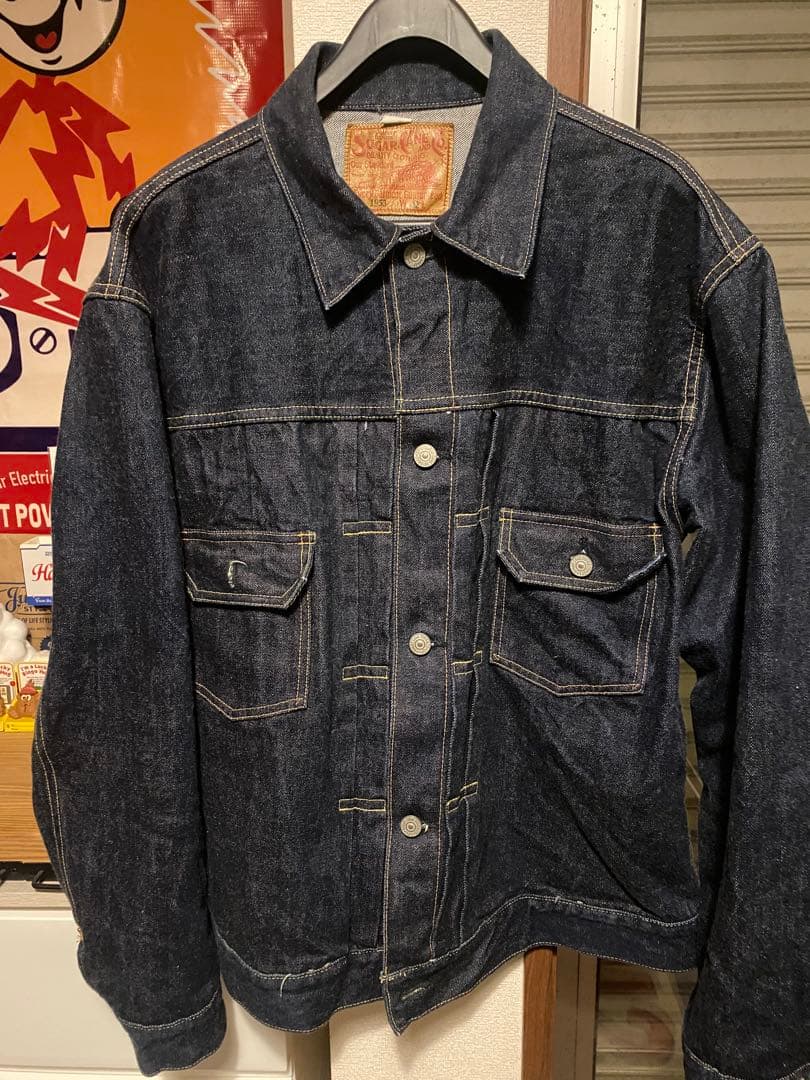 イ*ョ様 SUGAR CANE デニムジャケット Lot 1953 W 42