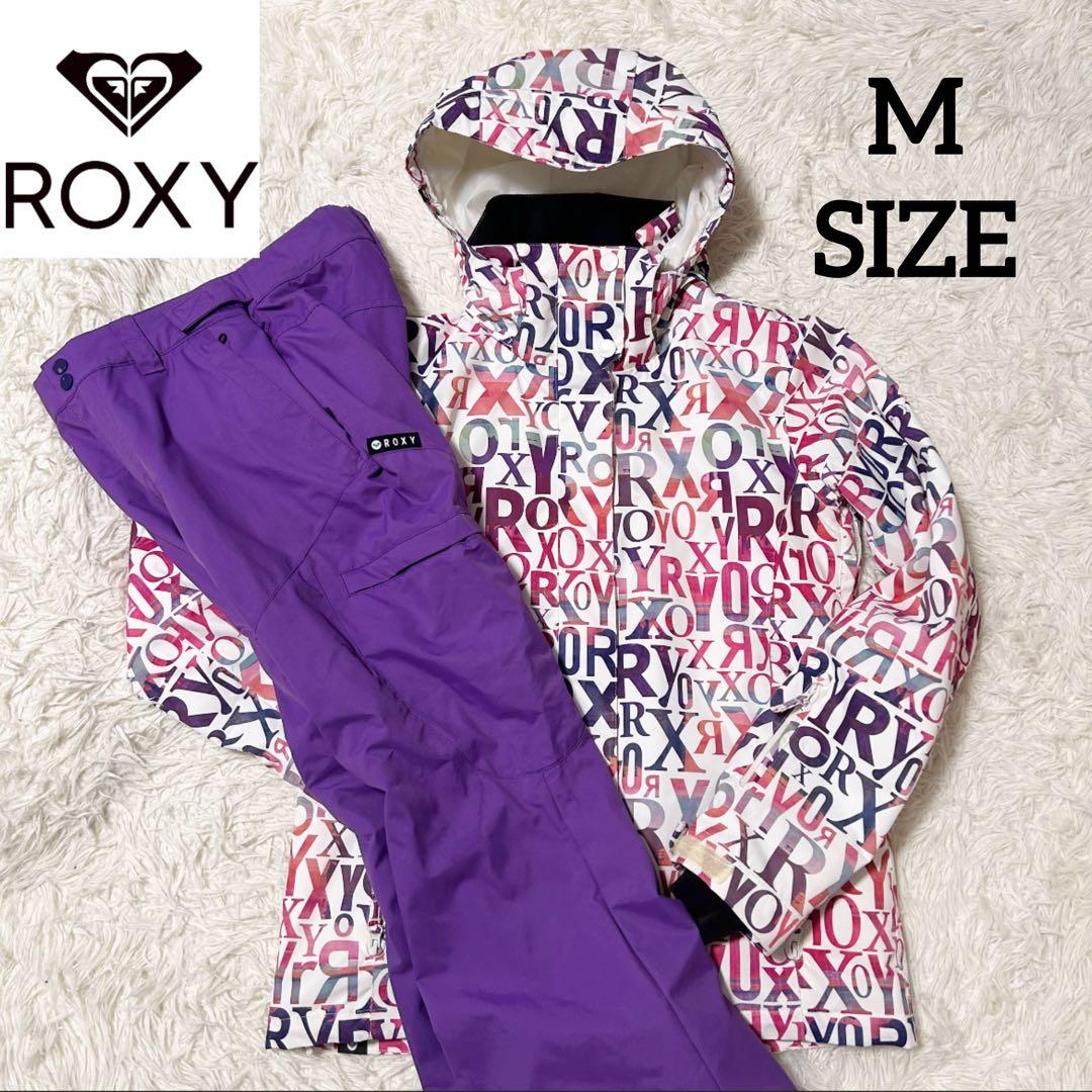 ROXY ロキシー スキー スノーボード 上下 レディース パステル 総柄 M