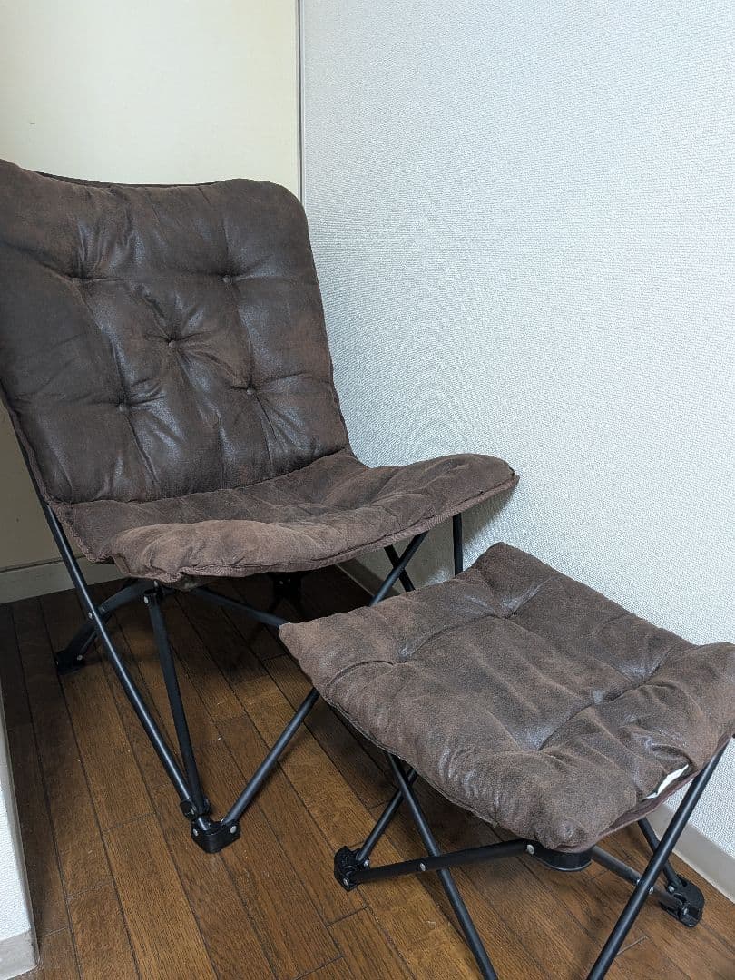 ニトリ　バタフライチェア＆オットマン
