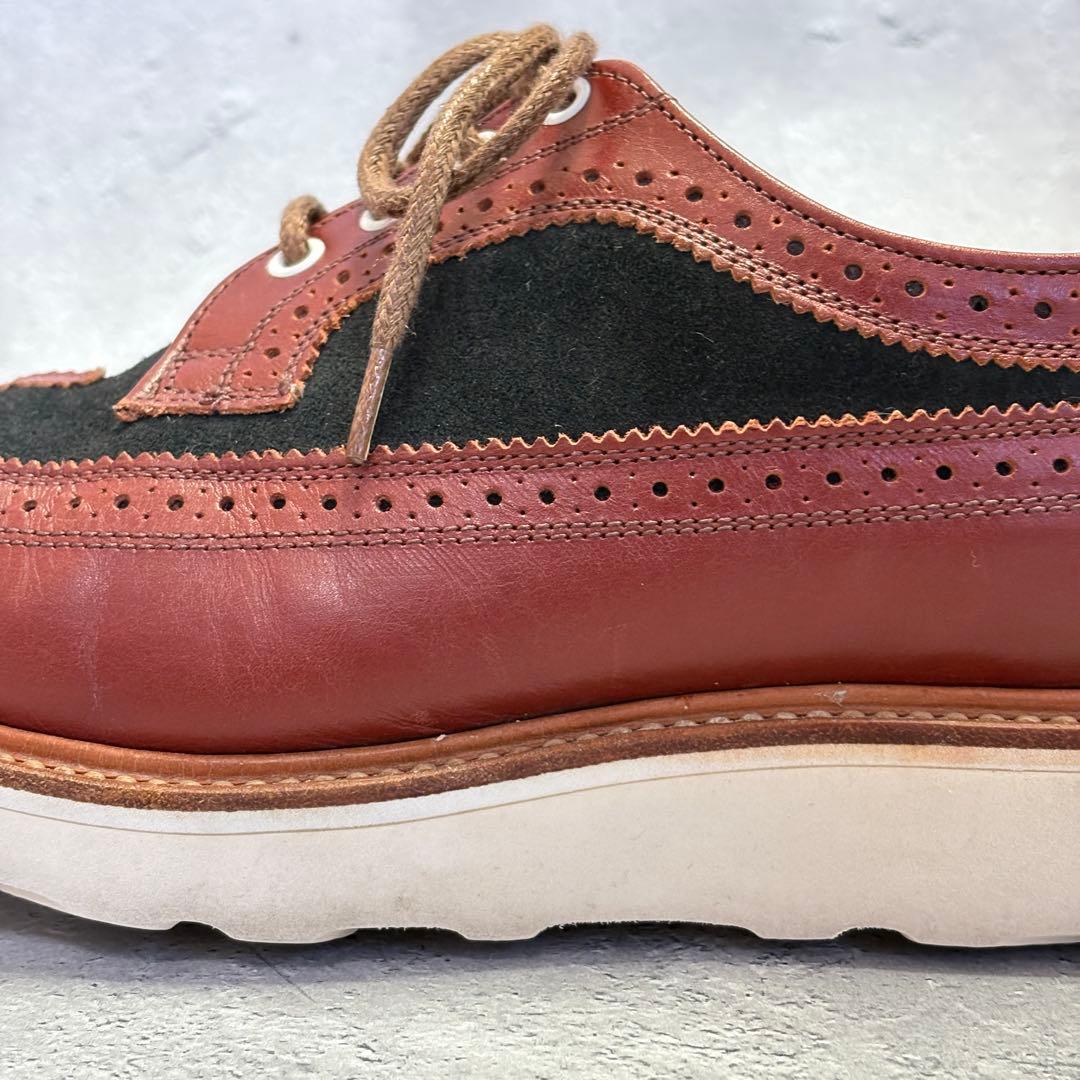 サンダース　SANDERS (UK7.5) DUFFER別注　レザースニーカー