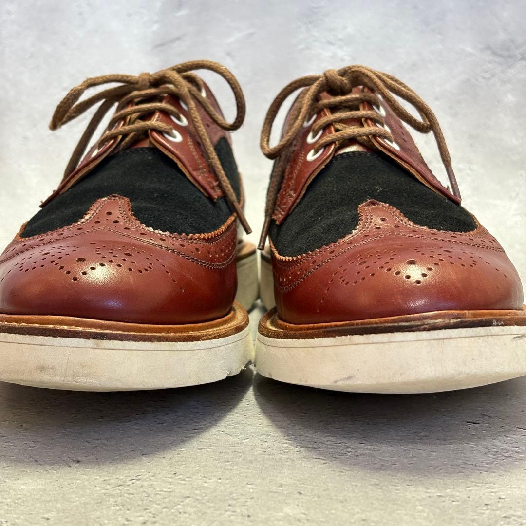 サンダース　SANDERS (UK7.5) DUFFER別注　レザースニーカー