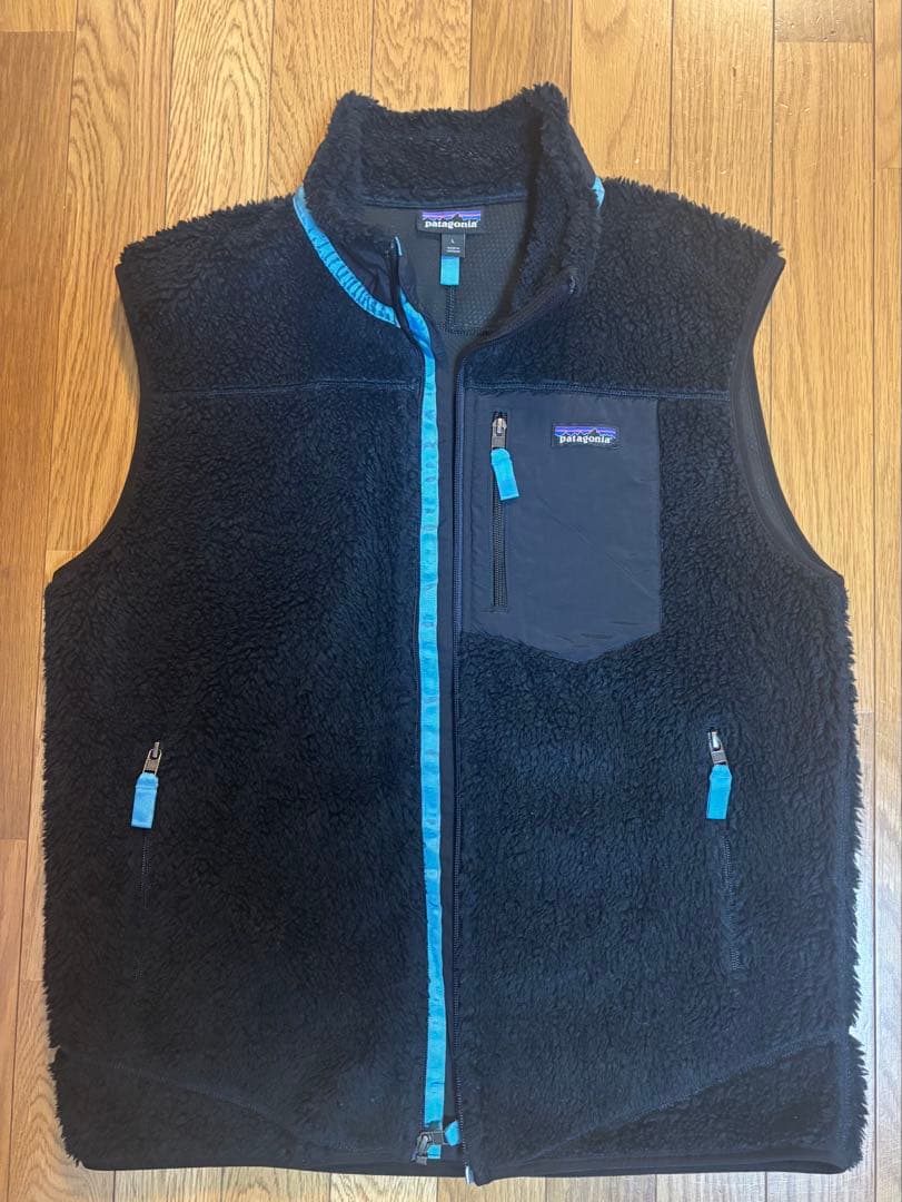 patagonia レトロX フリースベスト L 黒