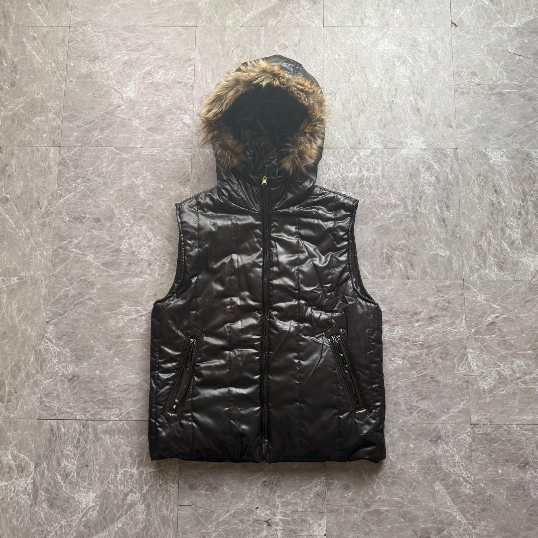 ジャケット・アウター 00s archive reversible far vest y2k