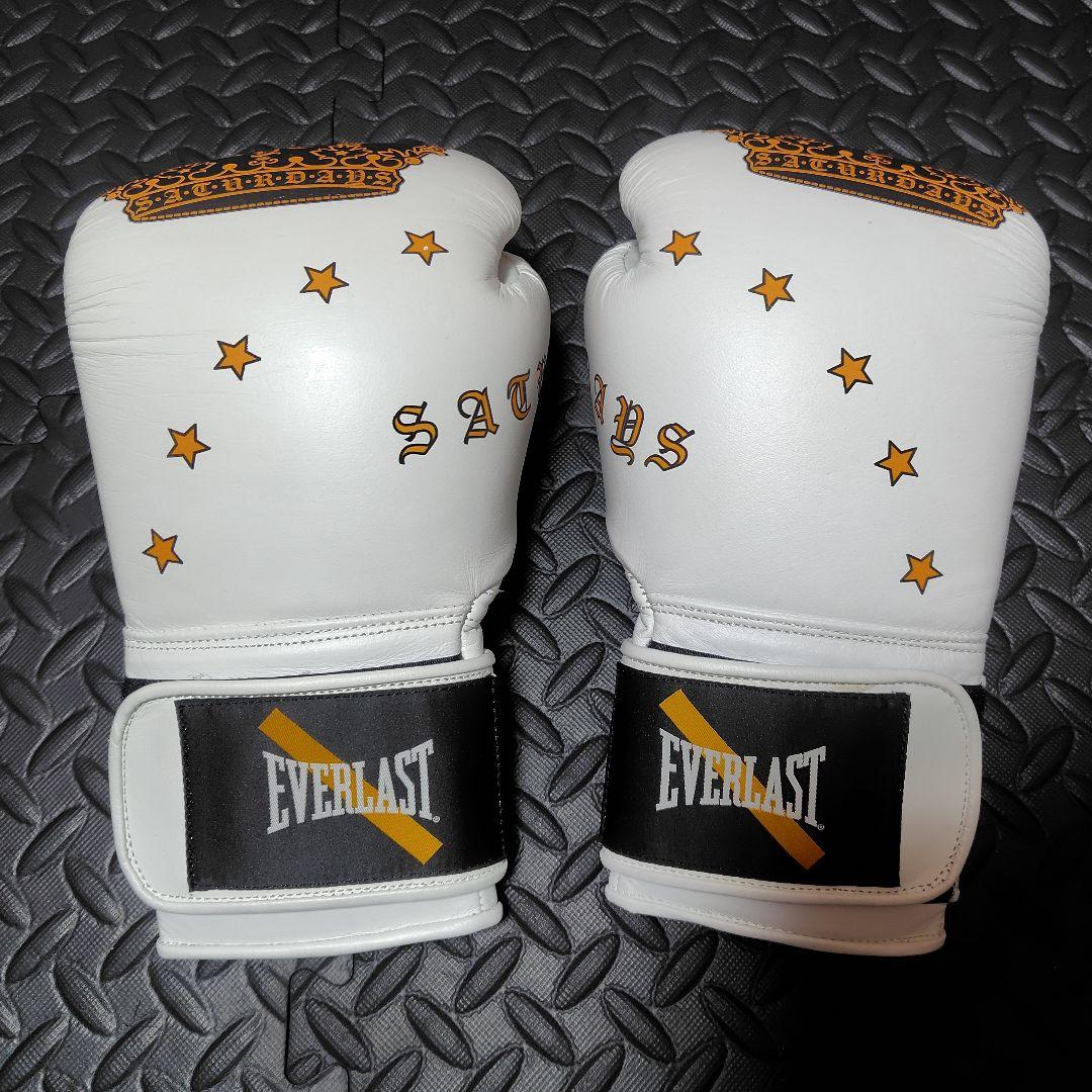 Everlast saturdays NYC コラボ グローブ 白 8オンス