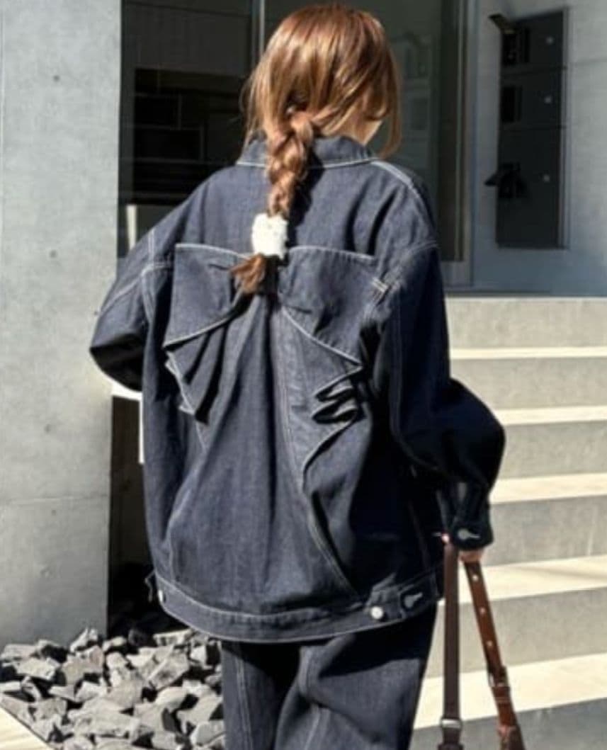 ロデオクラウンズ ビッグリボンデニムジャケット SNSで大バズり中☆