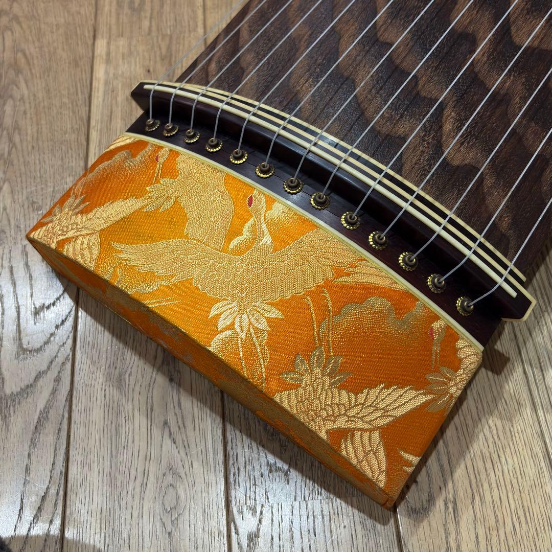 筝 琴 詩絵 蒔絵 13弦 並甲 すだれ彫り 琴柱 カバー 爪 初心者 セット