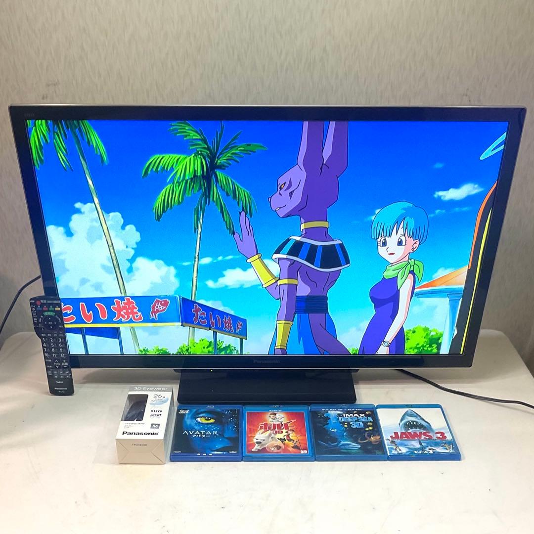津軽天将 3D対応 37型 パナソニックLED液晶テレビ 多数おまけ付き