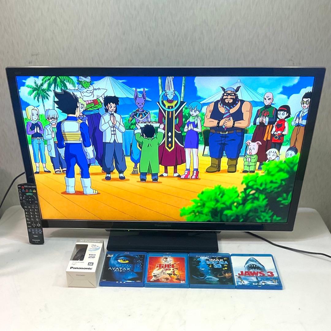 津軽天将 3D対応 37型 パナソニックLED液晶テレビ 多数おまけ付き