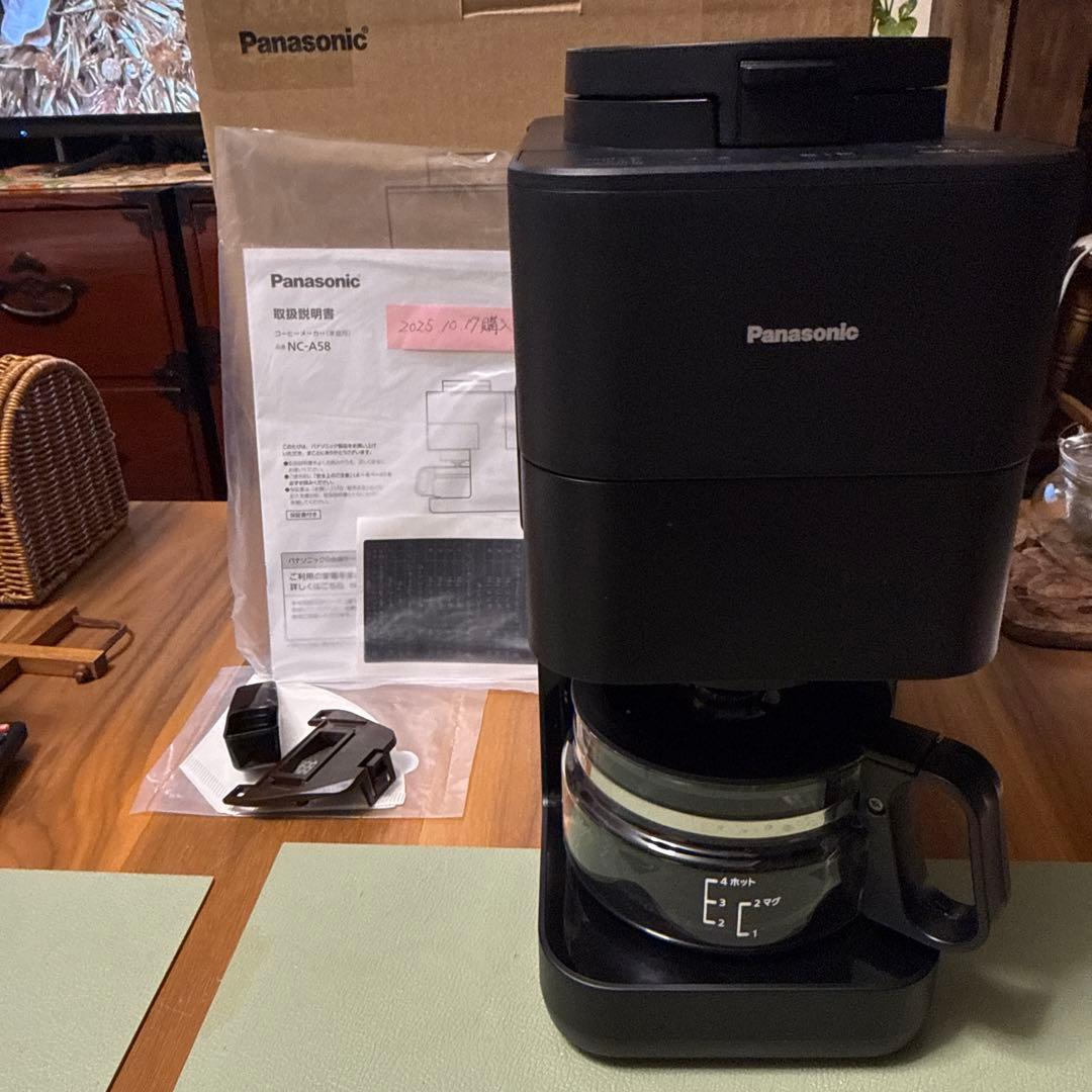 Panasonic NC-A38 コーヒーメーカー ブラック