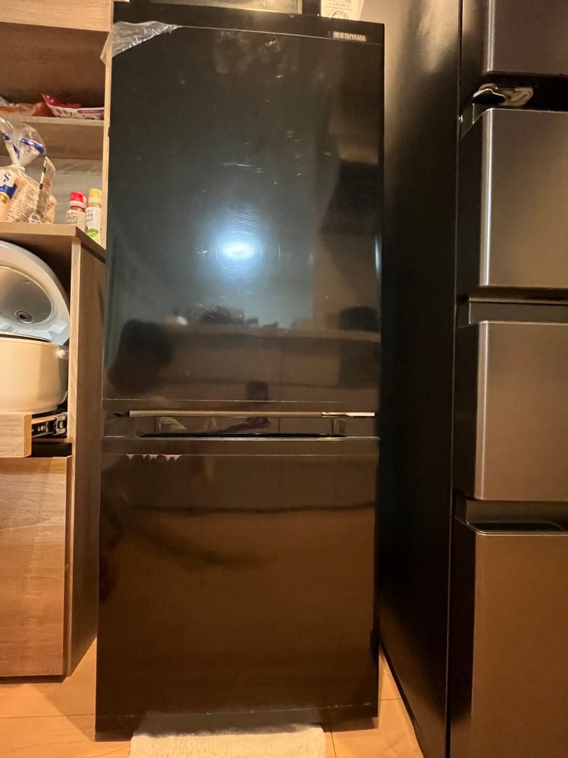 【アイリスオーヤマ】IRIS 133L 2ドア冷蔵庫 IRSD-13A-B