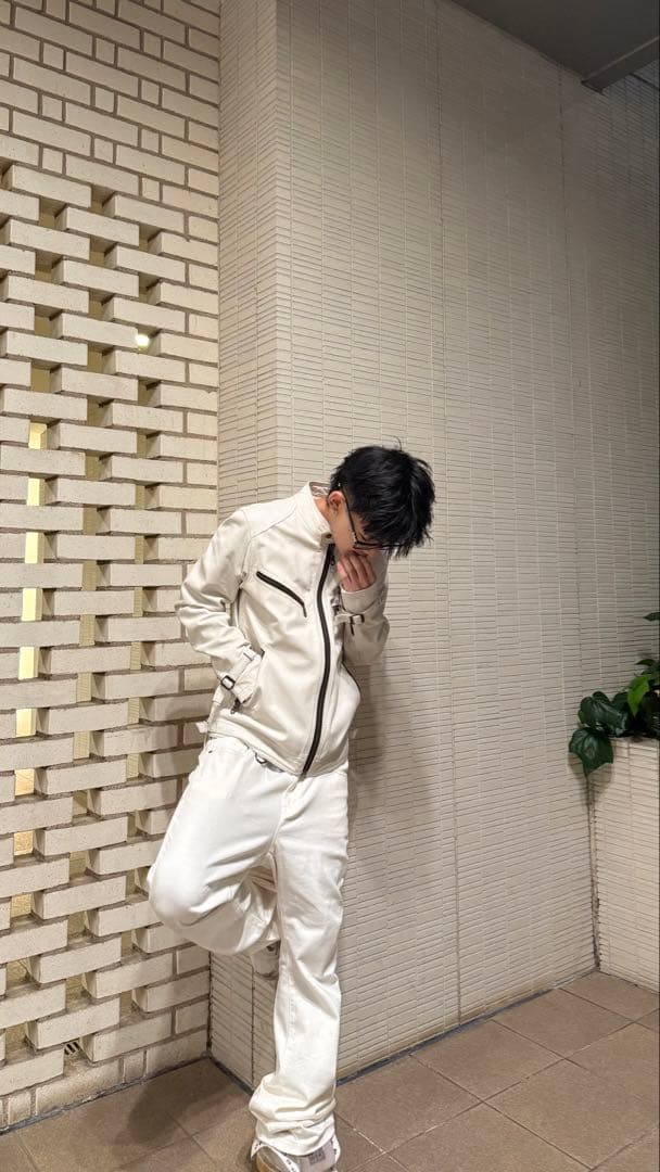 パンツ archive flare denim White BURBERRY opium