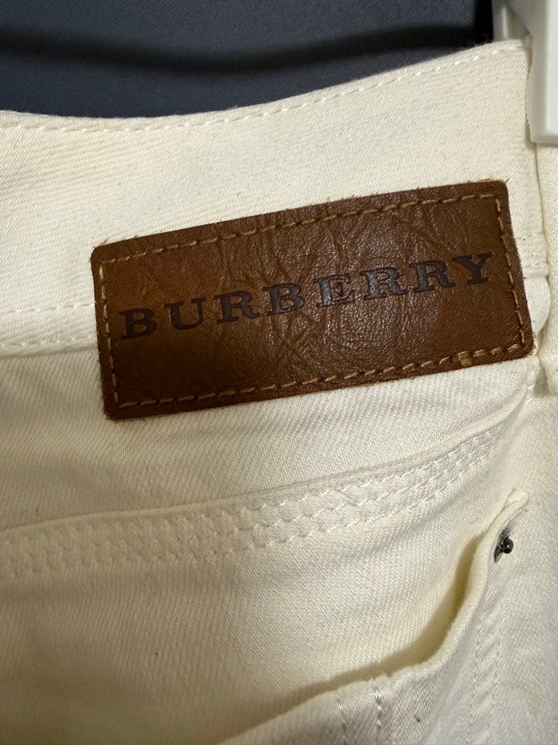 パンツ archive flare denim White BURBERRY opium