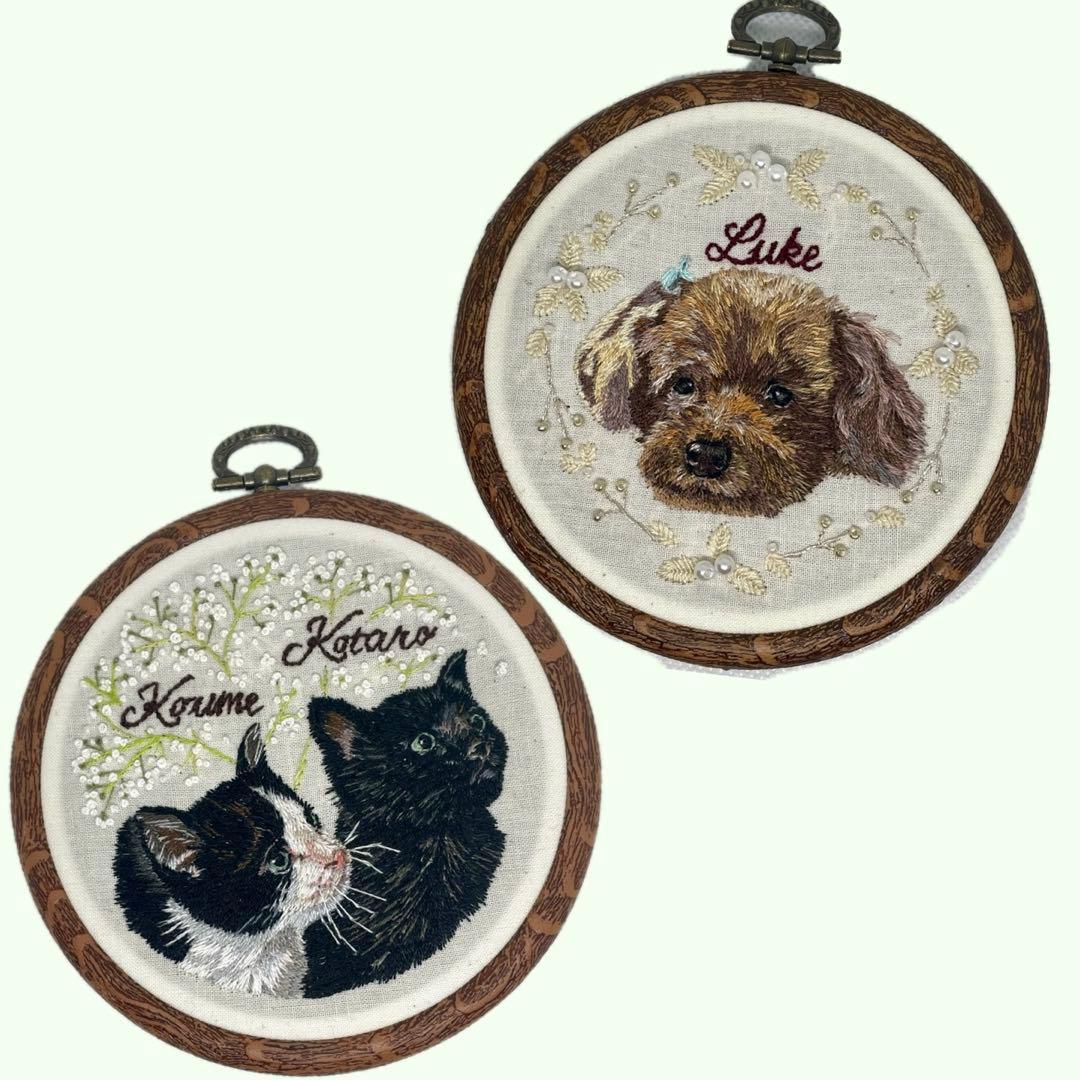 ぽぽうちの子刺繍オーダーメイド