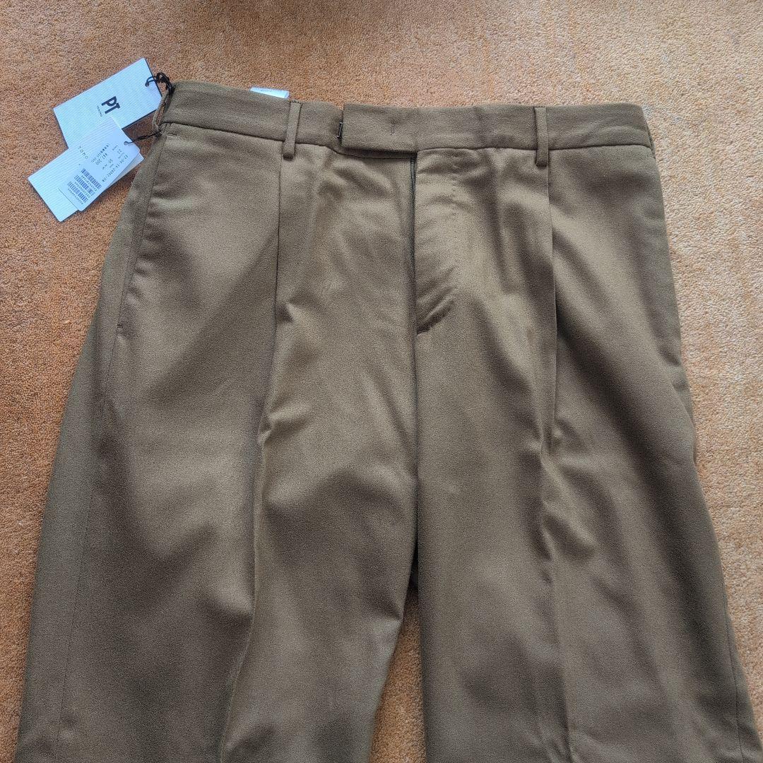 未使用 PT TORINO ウール スラックス トゥモローランド　ワイドパンツ