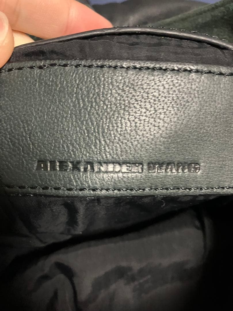 alexander wang レザーショルダーバッグ　マルチポケット　ホーボー