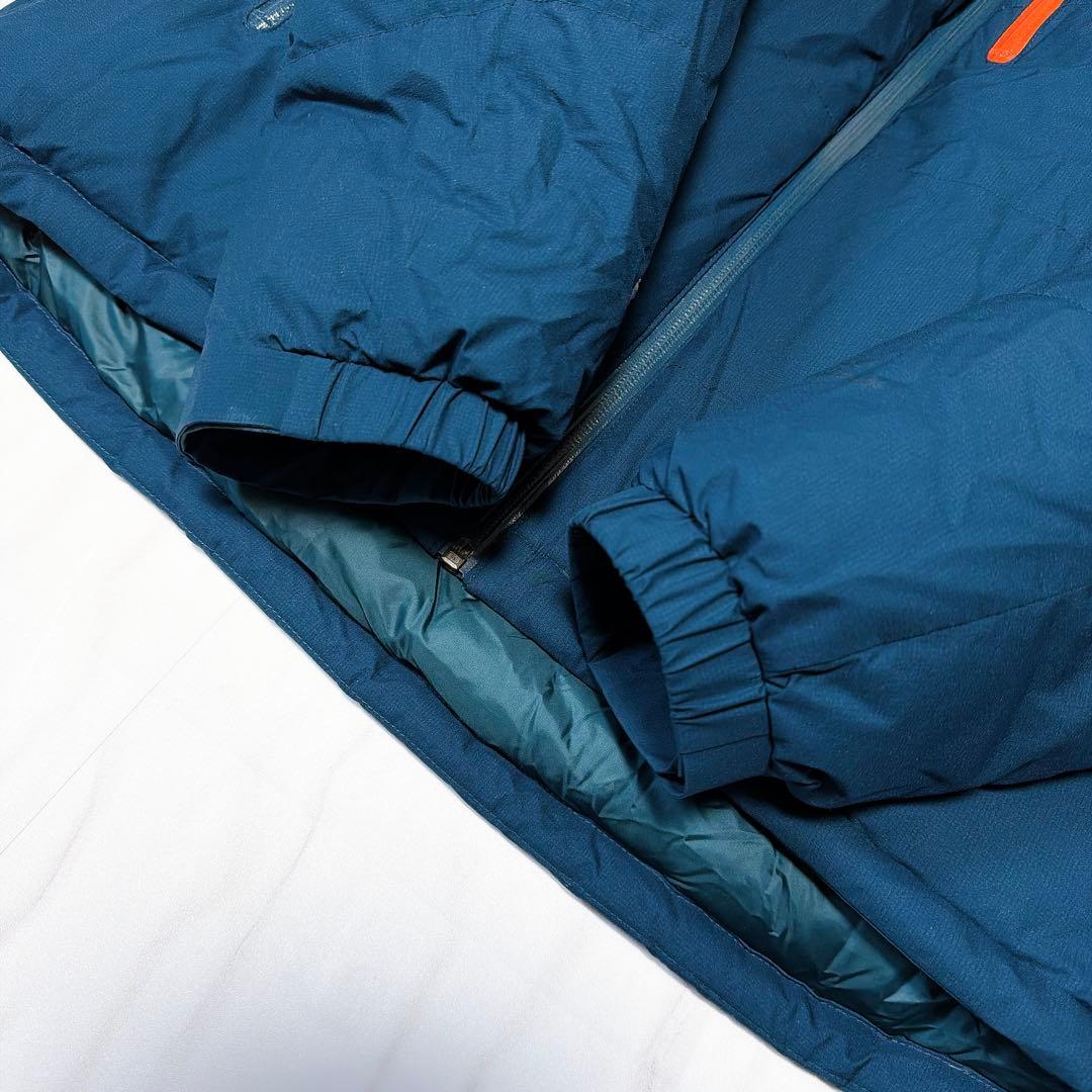 モンベル パーマフロストダウンパーカ ドローコード ネイビー メンズ Lサイズ