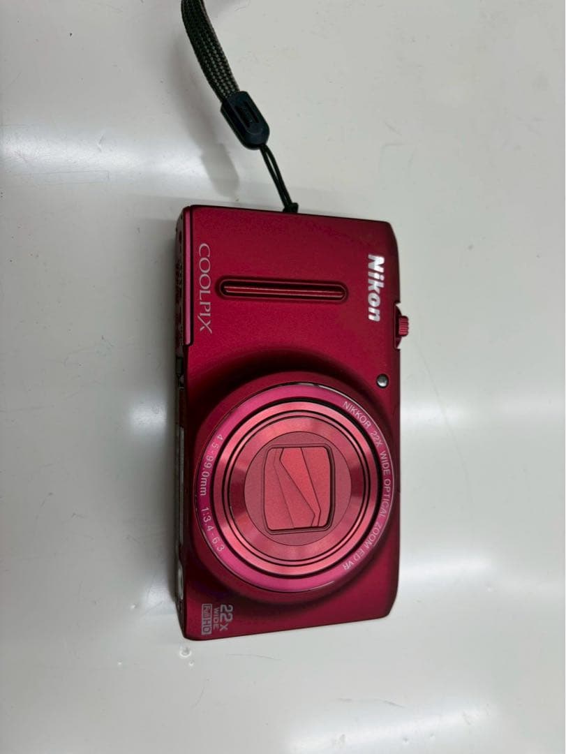 Nikon COOLPIX S9500 レッド 箱付 動作未確認　デジタルカメラ