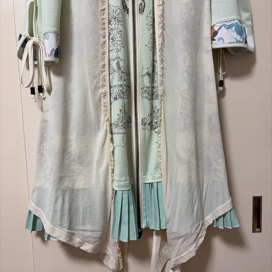 OZZ ONESTE 和チャイナワンピース ミントグリーン