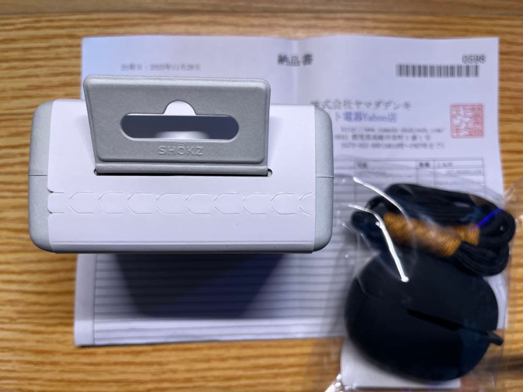 Shokz OPENDOTS ONE Black 　イヤーカフ型イヤホン