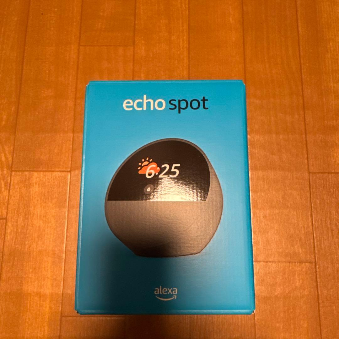 【新品未開封】Echo Spot with Alexa ブラック